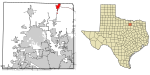 Denton County Texas Incorporated Areas Pilot Point highlighted